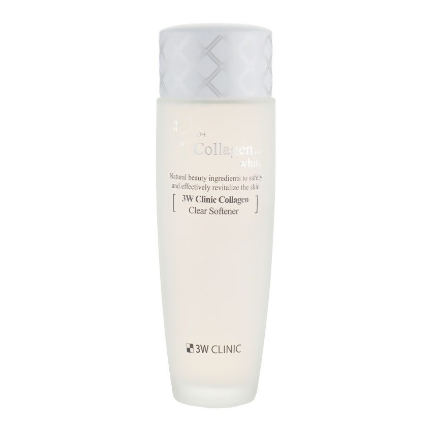 Осветляющий тонер для лица с коллагеном 3W Clinic Collagen Clear Softene