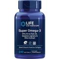 Супер омега-3 з риб'ячого жиру з ЕПК та ДГК / Omega Foundations Super Omega-3, Life Extension, 240 гелевих капсул