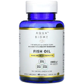 Рыбий жир с максимальной эффективностью с лимонным вкусом / Aqua Biome, Enzymedica, 60 гелевых капсул