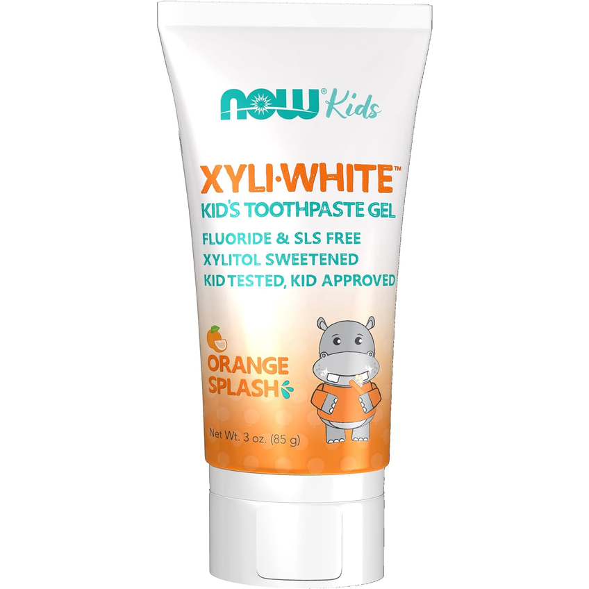 Зубная паста-гель для детей со вкусом апельсина NOW Foods Solutions XyliWhite