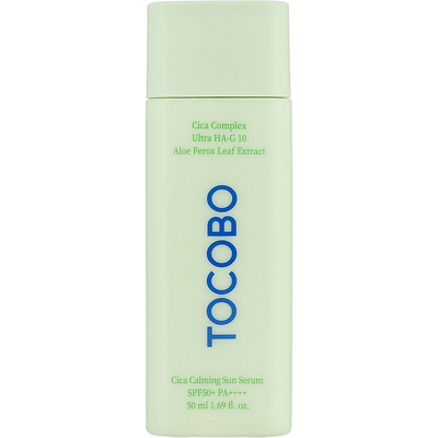 Солнцезащитная сыворотка для чувствительной кожи Tocobo Cica Calming Sun Serum SPF 50+ Pa++++