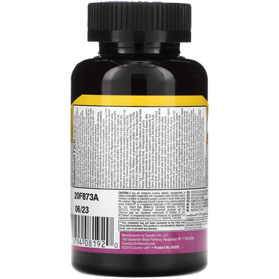 Мультивитамины для женщин / Core Daily-1 Multivitamins Women, Country Life, 60 таблеток