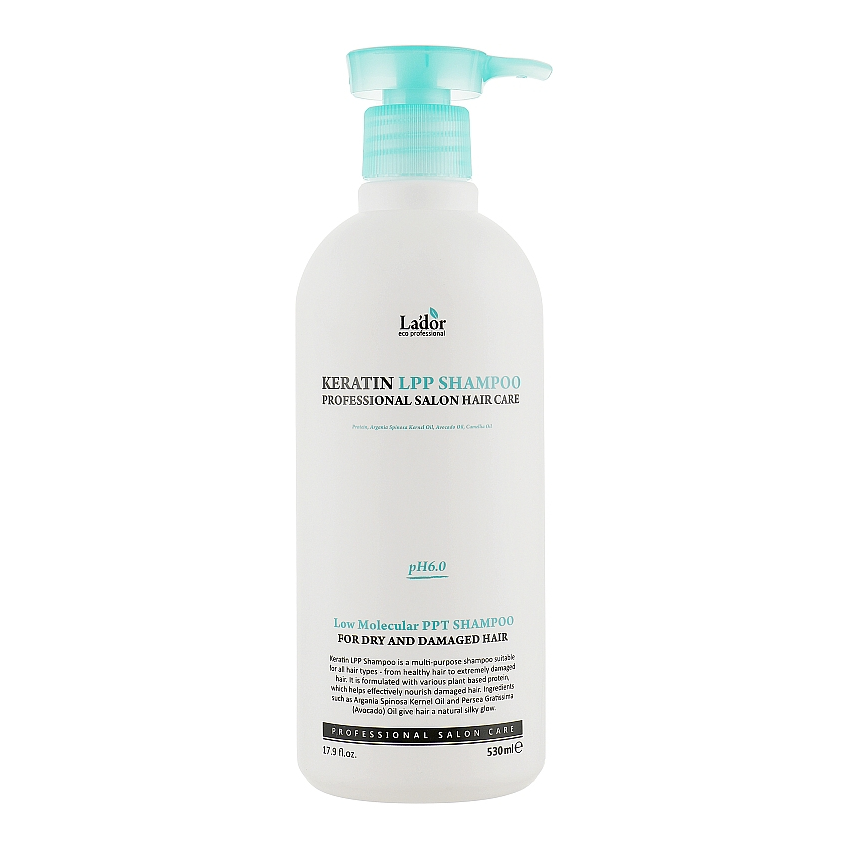 Кератиновый безсульфатный шампунь La'dor Keratin LPP Shampoo