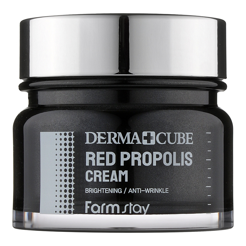 Питательный крем для лица с прополисом и гибискусом FarmStay Derma Cube Red Propolis Cream