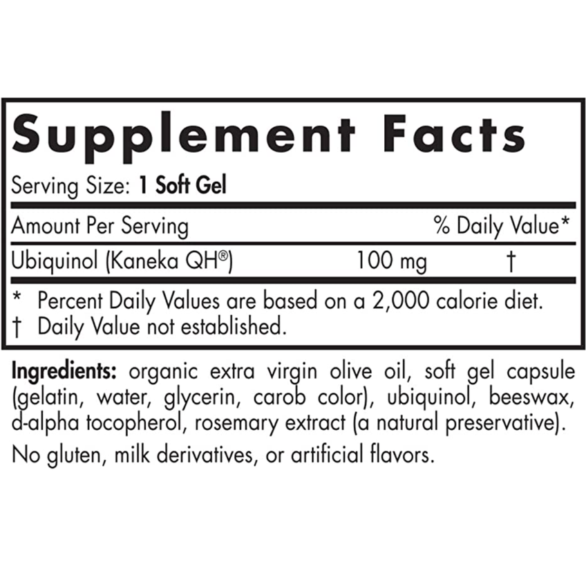 Убихинол Q10 для спортсменов / CoQ10 Ubiquinol Sport, Nordic Naturals, 100 мг, 60 гелевых капсул