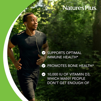 Вітамін D3 / Vitamin D3, Nature's Plus, 125 мкг, 60 гелевих капсул
