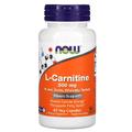 L-карнітин / L-Carnitine, Now Foods, 500 мг, 60 вегетаріанських капсул