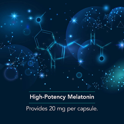Мелатонин / Melatonin, Nutricology, 20 мг, 60 капсул