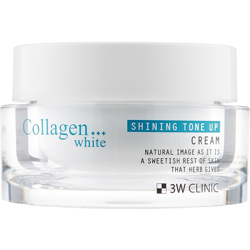 Осветляющий крем для лица 3W Clinic Clinic Collagen White Shining Tone Up Cream