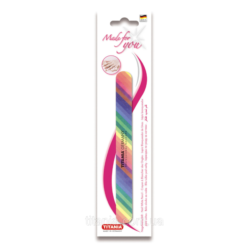 Пилочка для ногтей Titania Rainbow Nail File