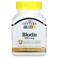 Биотин / Biotin, 21st Century, 800 мкг, 110 таблеток