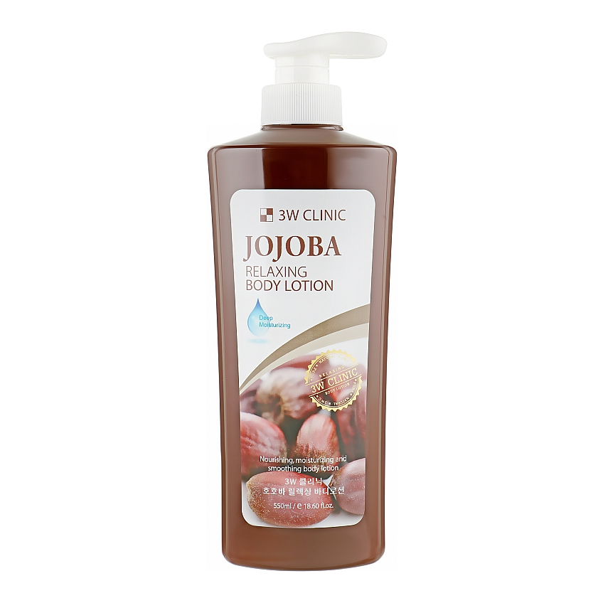 Лосьон для тела с маслом жожоба 3W Clinic Jojoba Relaxing Body Lotion