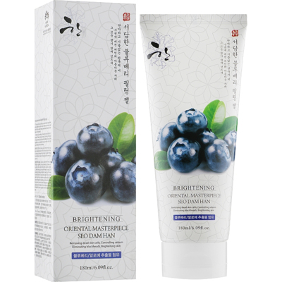 Пилинг-гель для лица с черникой 3W Clinic Seo Dam Han Blue Berry Peeling Gel