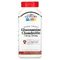 Глюкозамін та хондроїтин зі звичайною силою дії / Glucosamine and Chondroitin with Original Strength, 21st Century, 250 мг + 200 мг, 200 капсул