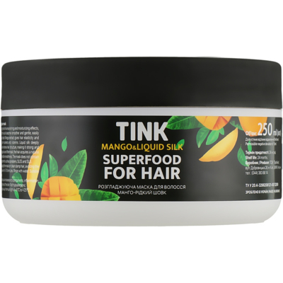 Разглаживающая маска для волос «Манго и жидкий шелк» Tink Hair Mask