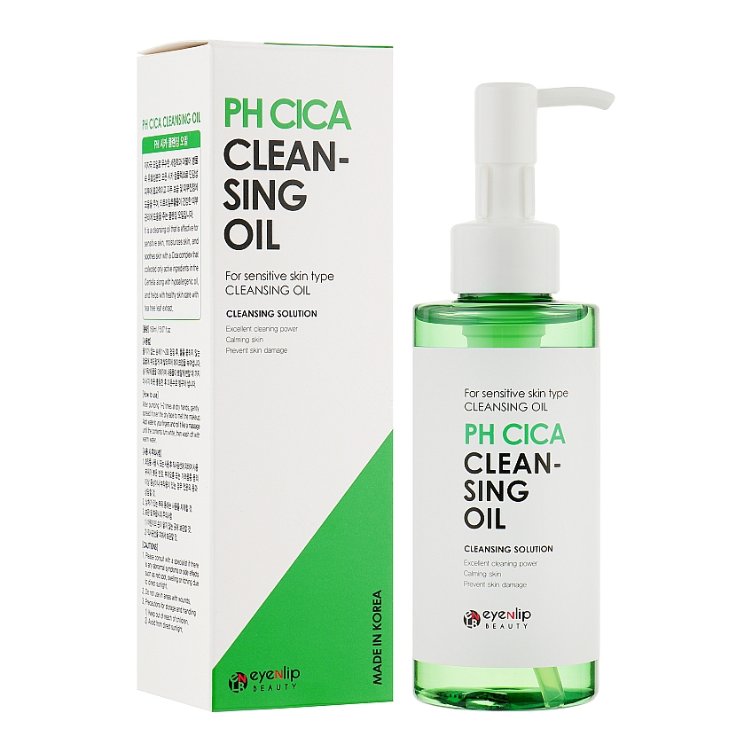 Гидрофильное масло с центеллой азиатской для чувствительной кожи Eyenlip pH Cica Cleansing Oil