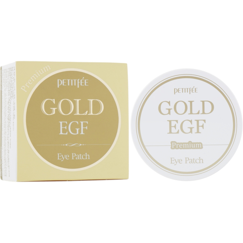 Гидрогелевые патчи для глаз Premium с золотом и EGF Petitfee Premium Gold & EGF Eye Patch