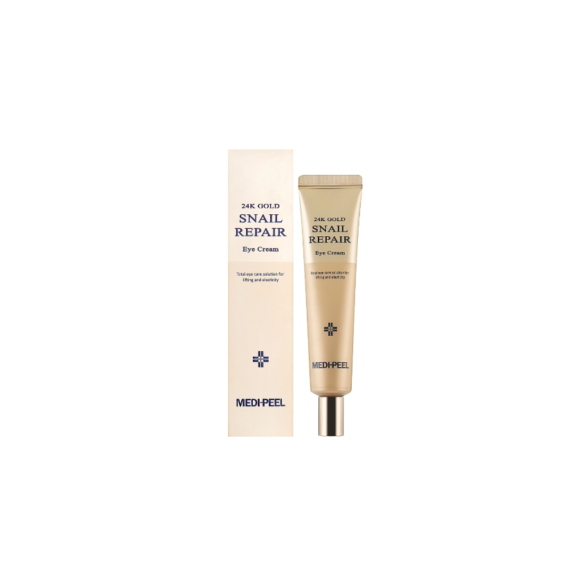 Крем для кожи вокруг глаз с муцином улитки и золотом Medi-Peel 24K Gold Snail Repair Eye Cream