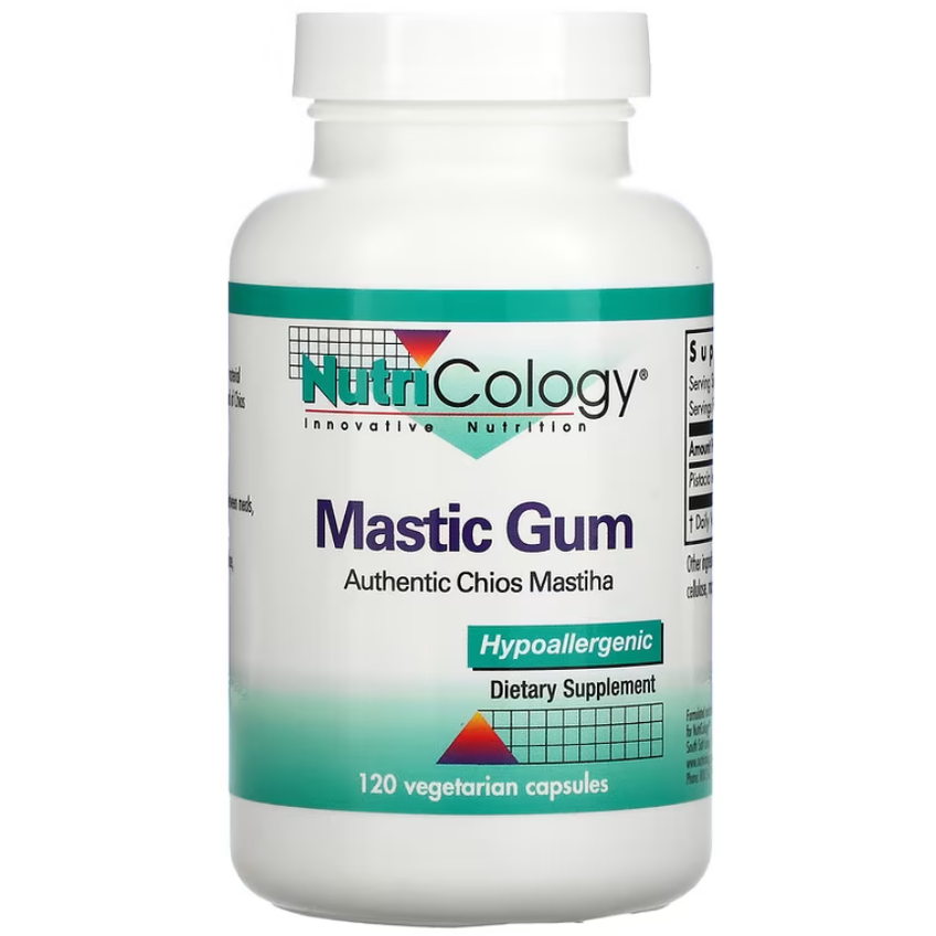 Мастичная смола / Mastic Gum, Nutricology, 120 капсул