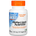 Альфа-липоєва кислота / Alpha-Lipoic Acid, Doctor's Best, 600 мг, 60 капсул