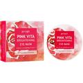 Освітлювальні патчі під очі на основі есенції рожевої води Petitfee Pink Vita Brightening Eye Mask