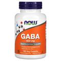 Гамма-аміномасляна кислота з вітаміном B6 / GABA + Vitamin B6, Now Foods, 500 мг + 2 мг, 100 вегетаріанських капсул