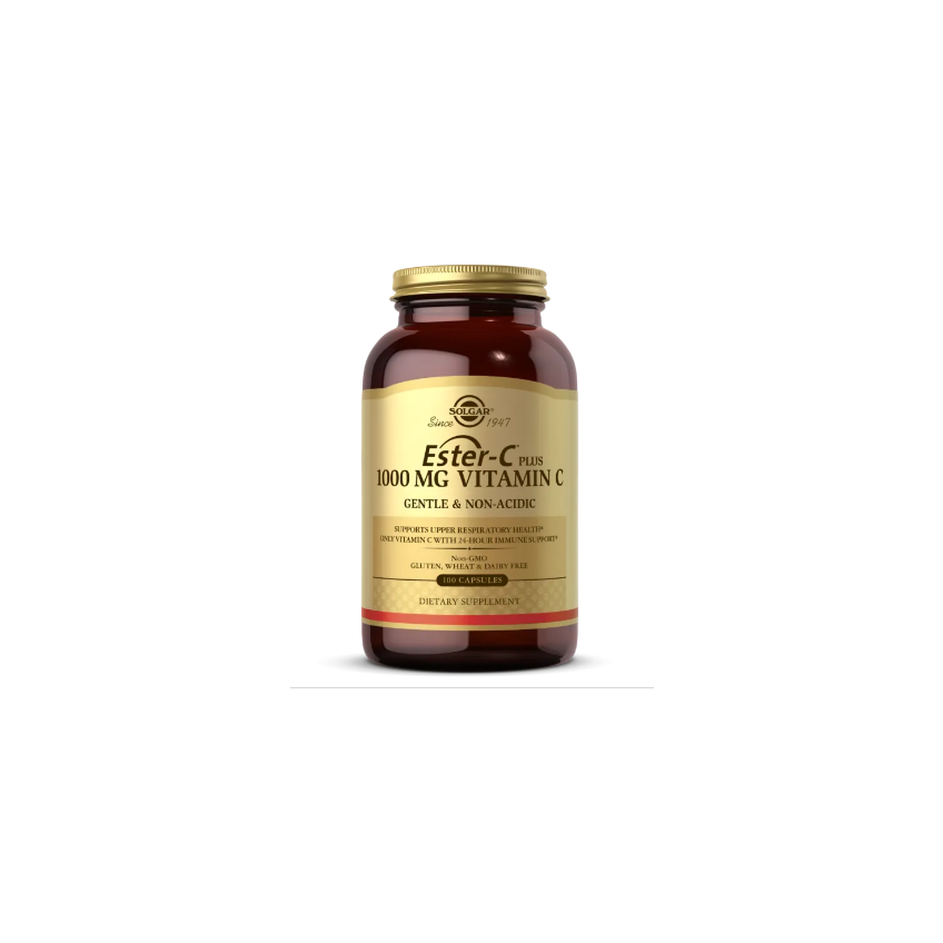 Вітамін C / Ester-C Plus Vitamin C, Solgar, 1000 мг, 100 вегетаріанських капсул