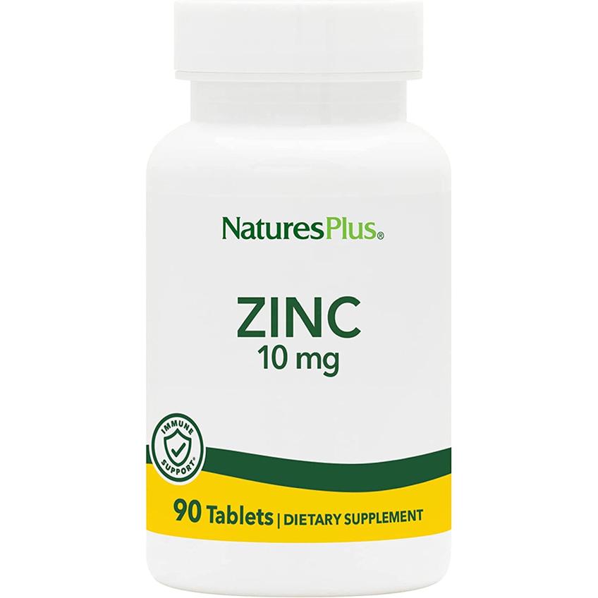 Цинк / Zinc, Nature's Plus, 10 мг, 90 таблеток