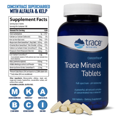 Минерали / ConcenTrace Trace Mineral, Trace Minerals Research, 90 таблеток