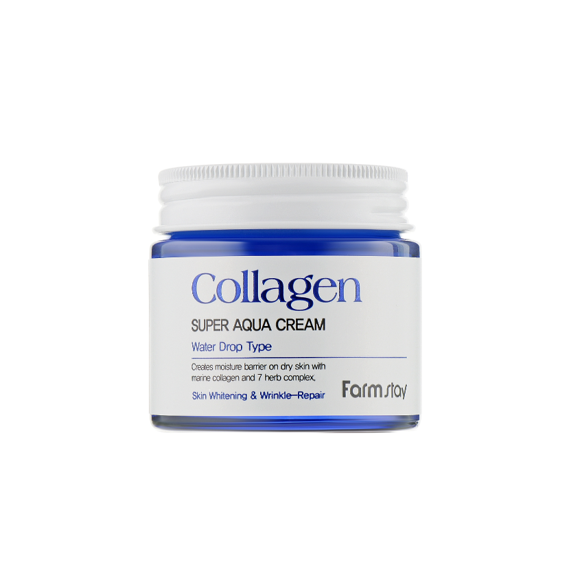 Увлажняющий крем для лица с коллагеном FarmStay Collagen Super Aqua Cream