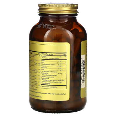 Мультивитамины и хелатные формы минералов «Формула VM-75» / Multiple Vitamins with Chelated Minerals «Formula VM-75, Solgar, 120 вегетарианских капсул