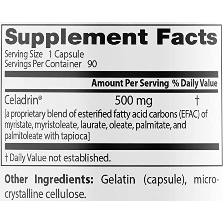 Целадрін / Celadrin, Doctor's Best, 500 мг, 90 капсул