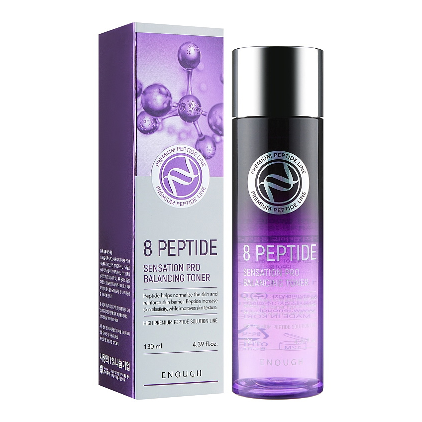 Антивозрастной пептидный тонер Enough 8 Peptide Sensation Pro Balancing Toner