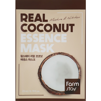 Тканевая маска для лица с экстрактом кокоса FarmStay Real Coconut Essence Mask