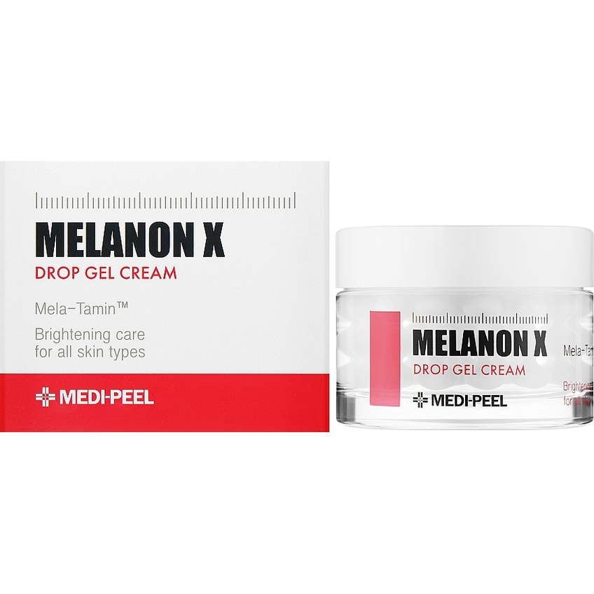 Капсульный осветляющий гель-крем с ретинолом Medi-Peel Melanon X Drop Gel Cream