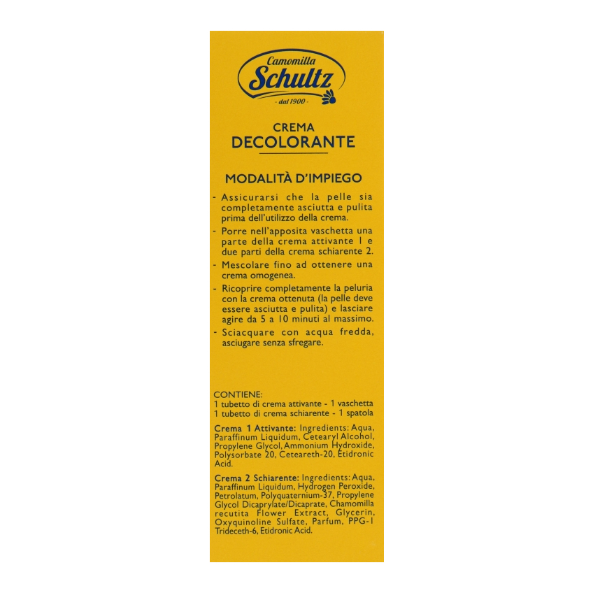 Крем для волосся освітлювальний Schultz Chamomile Fast Bleaching Cream