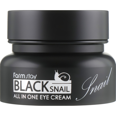 Крем для глаз с муцином черной улитки FarmStay All-In-One Black Snail Eye Cream