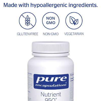 Мультивітаміни та мінерали / Nutrient 950, Pure Encapsulations, 90 капсул