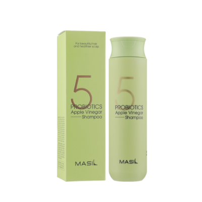 Мягкий бессульфатный шампунь с проботиками и яблочным уксусом Masil 5 Probiotics Apple Vinegar Shampoo