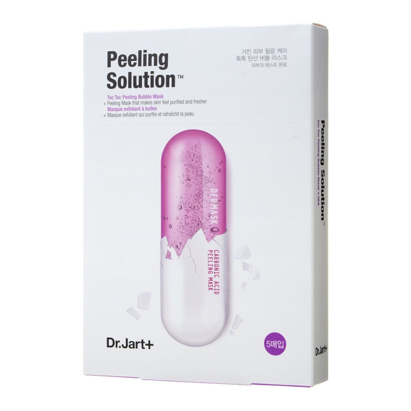 Тканевая 2-х уровневая пилинг-маска Dr. Jart+ Dermask Ultra Jet Peeling Solution
