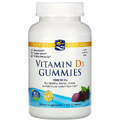 Вітамін D3 зі смаком лісових ягід / Vitamin D3 Gummies Wild Berry, Nordic Naturals, 25 мкг, 120 жувальних цукерок