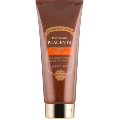 Пілінг-гель з екстрактом плаценти 3W Clinic Premium Placenta Soft Peeling Gel