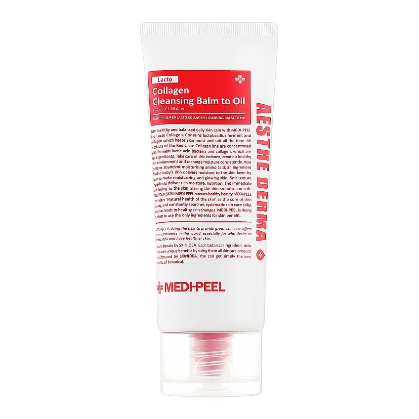 Гидрофильный бальзам с пробиотиками и коллагеном Medi-Peel Red Lacto Balm To Oil