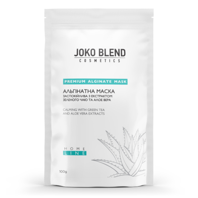 Альгинатная маска успокаивающая с экстрактом зеленого чая и алоэ вера Joko Blend Premium Alginate Mask