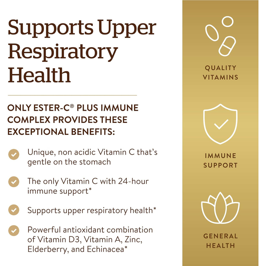 Комплекс для імунітету / Ester-S Plus Immune Complex, Solgar, 60 гелевих капсул
