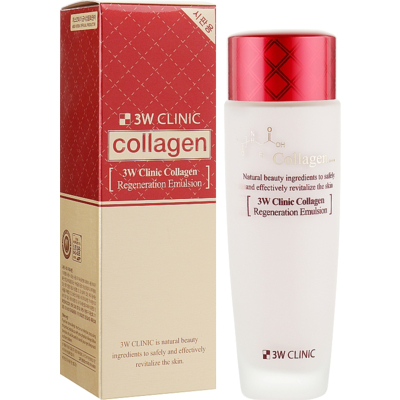 Регенерирующая эмульсия для лица с коллагеном 3W Clinic Collagen Regeneration Emulsion