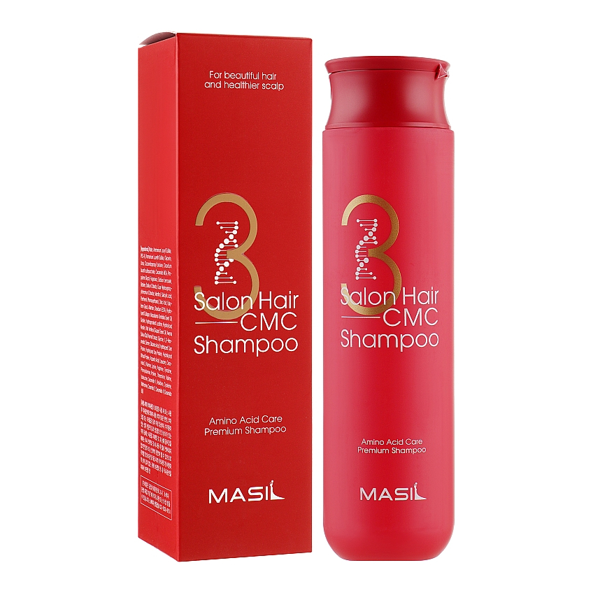 Восстанавливающий шампунь с аминокислотами Masil 3 Salon Hair CMC Shampoo