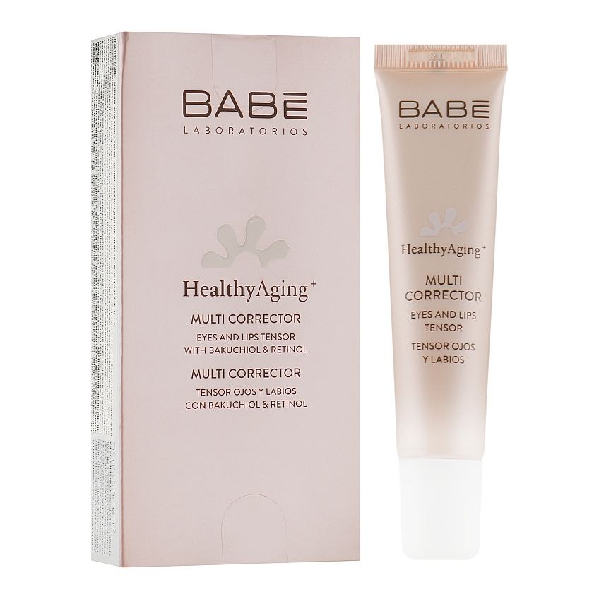 Мультиректор с антивозрастным эффектом для кожи вокруг глаз и губ Babe Laboratorios Healthy Aging Multi Corrector