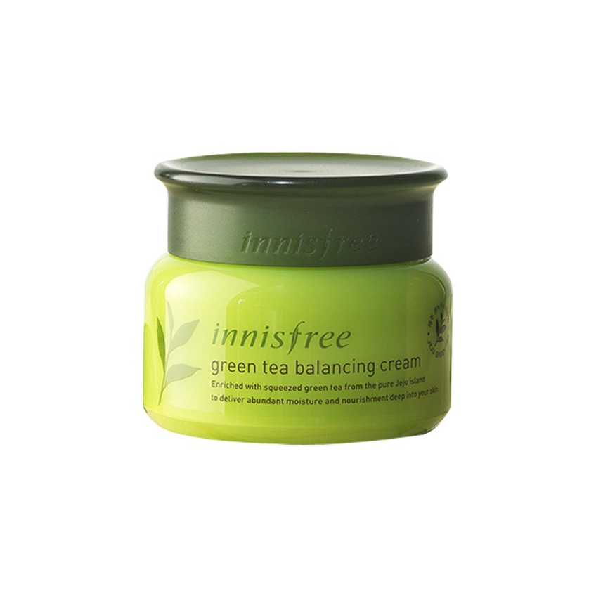 Крем для лица с экстрактом зеленого чая Green Tea Balancing Cream Innisfree