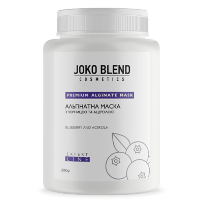 Альгінатна маска з чорницею та ацеролою Joko Blend Premium Alginate Mask